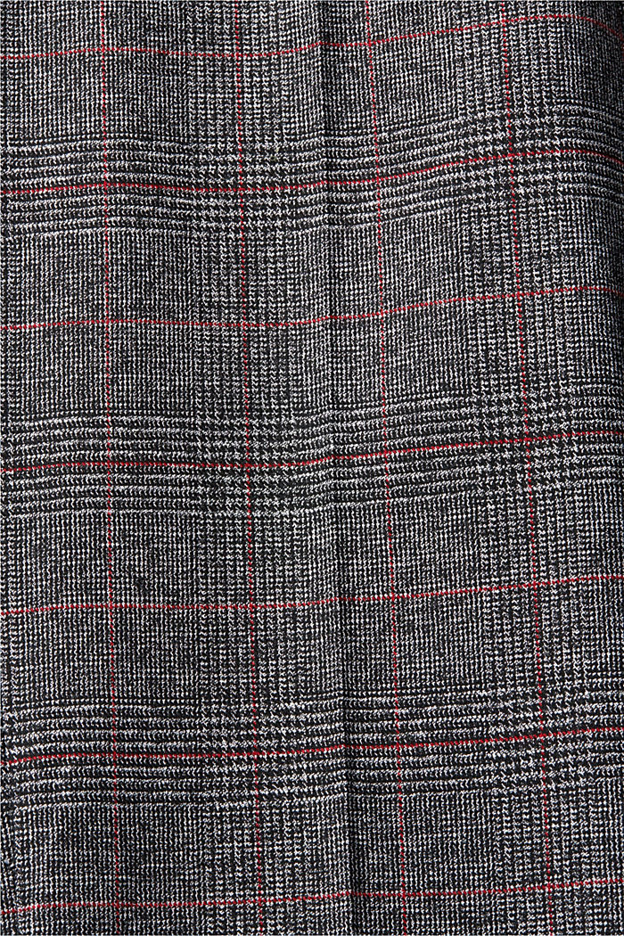 High-rise checked trousers, ANTHRACITE, detail-asia image number 6