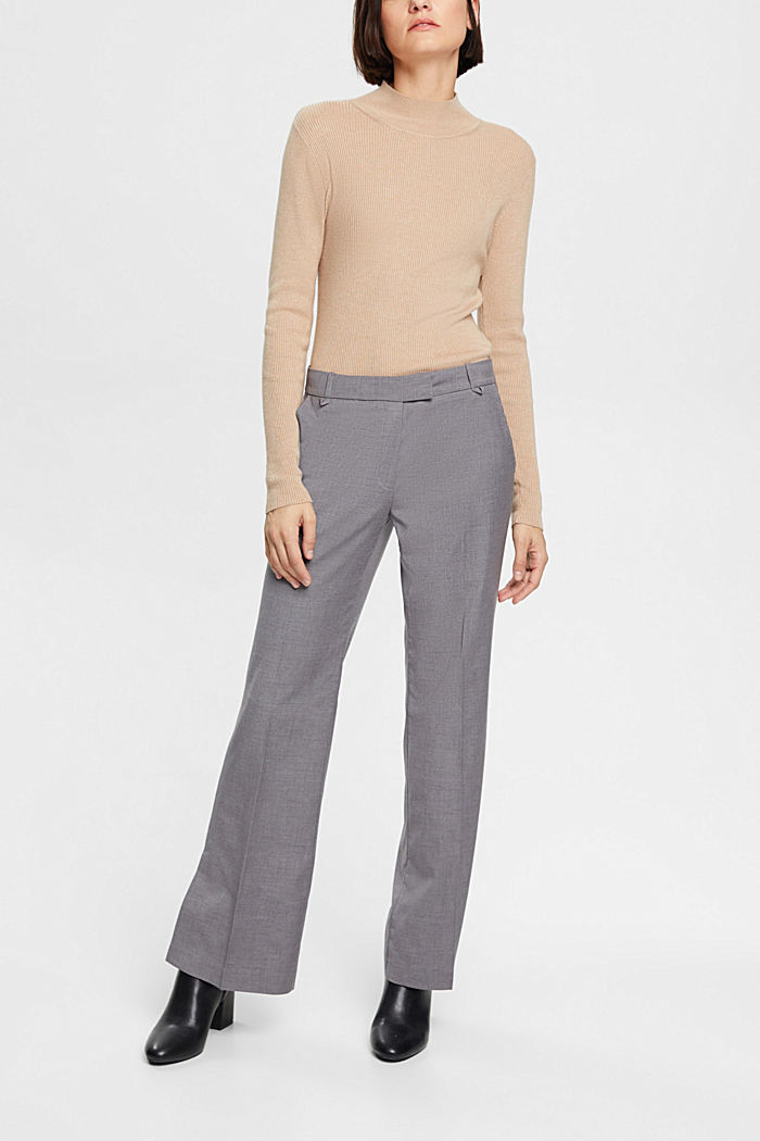 Mix & Match mid-rise trousers, MEDIUM GREY, detail-asia image number 5