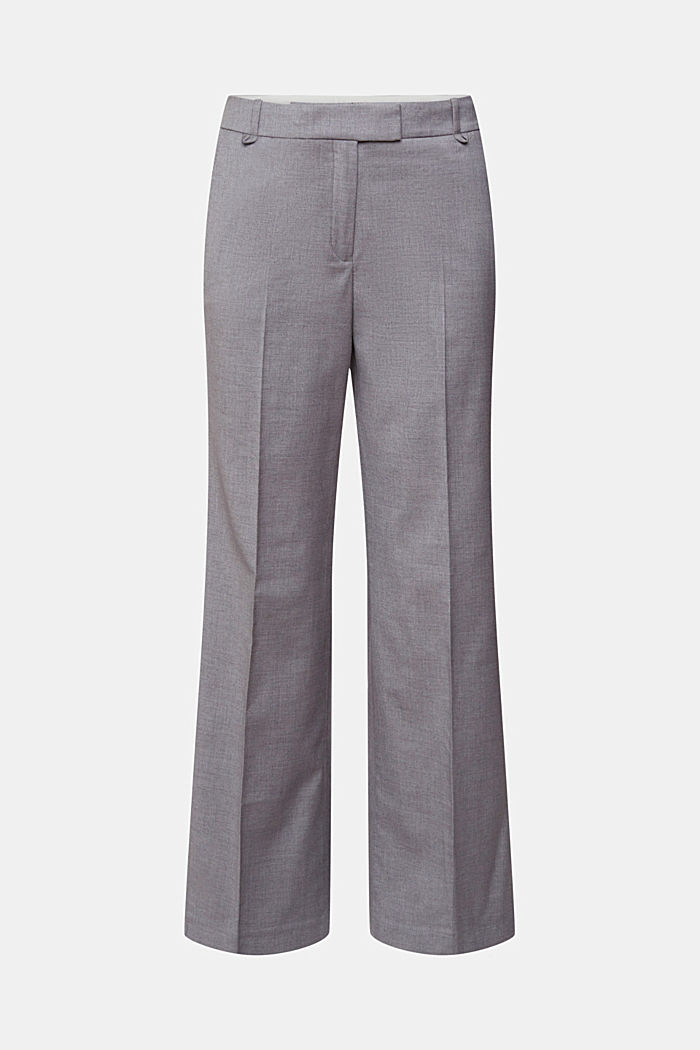 SOFT WOOL mix & match mid-rise trousers
