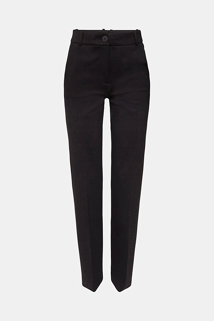 Stretchy high-rise bootcut trousers, BLACK, detail-asia image number 7