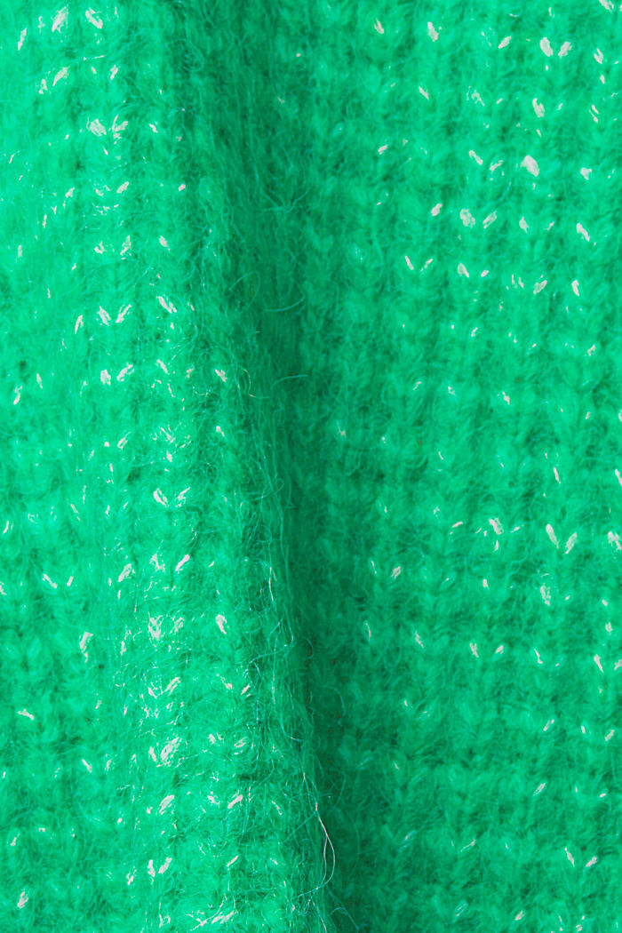 厚樽領針織上衣, 淺綠色, detail-asia image number 5