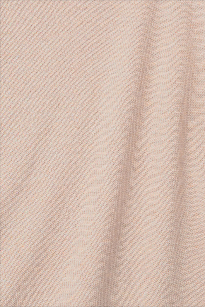 羊毛混紡立領針織上衣，LENZING™ ECOVERO™, 淺灰褐色, detail-asia image number 5