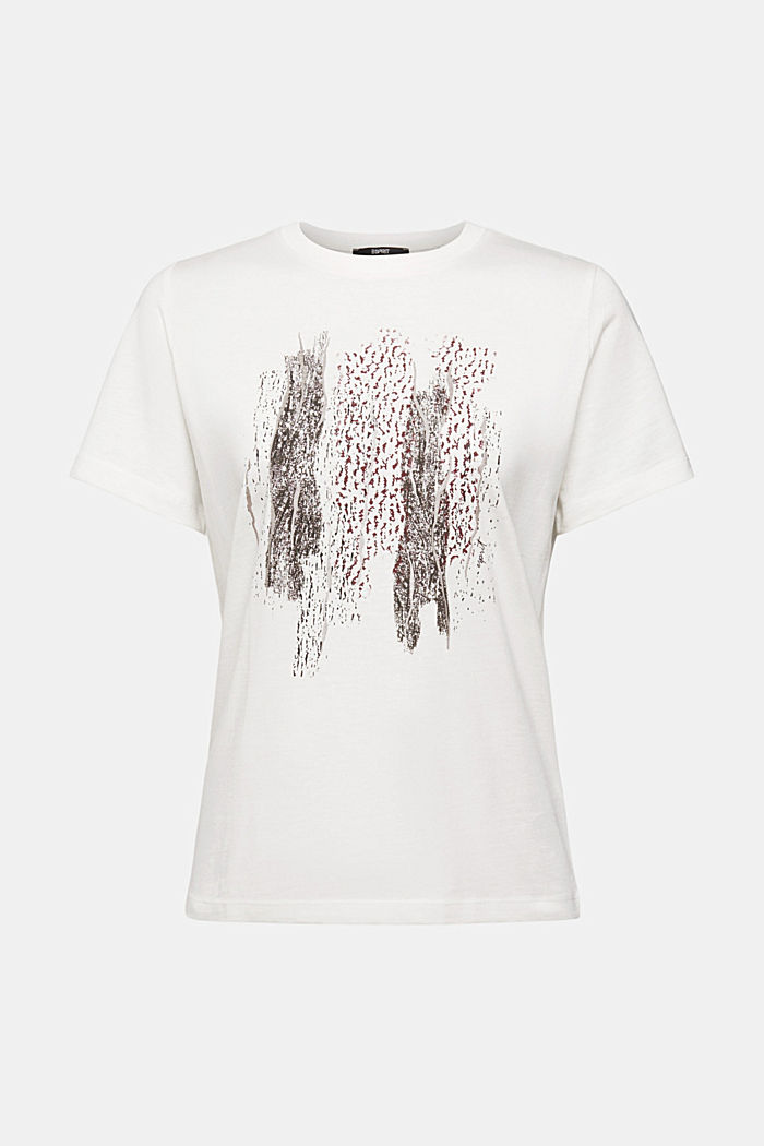 標誌 T 恤，TENCEL™ 混紡, 白色, detail-asia image number 6