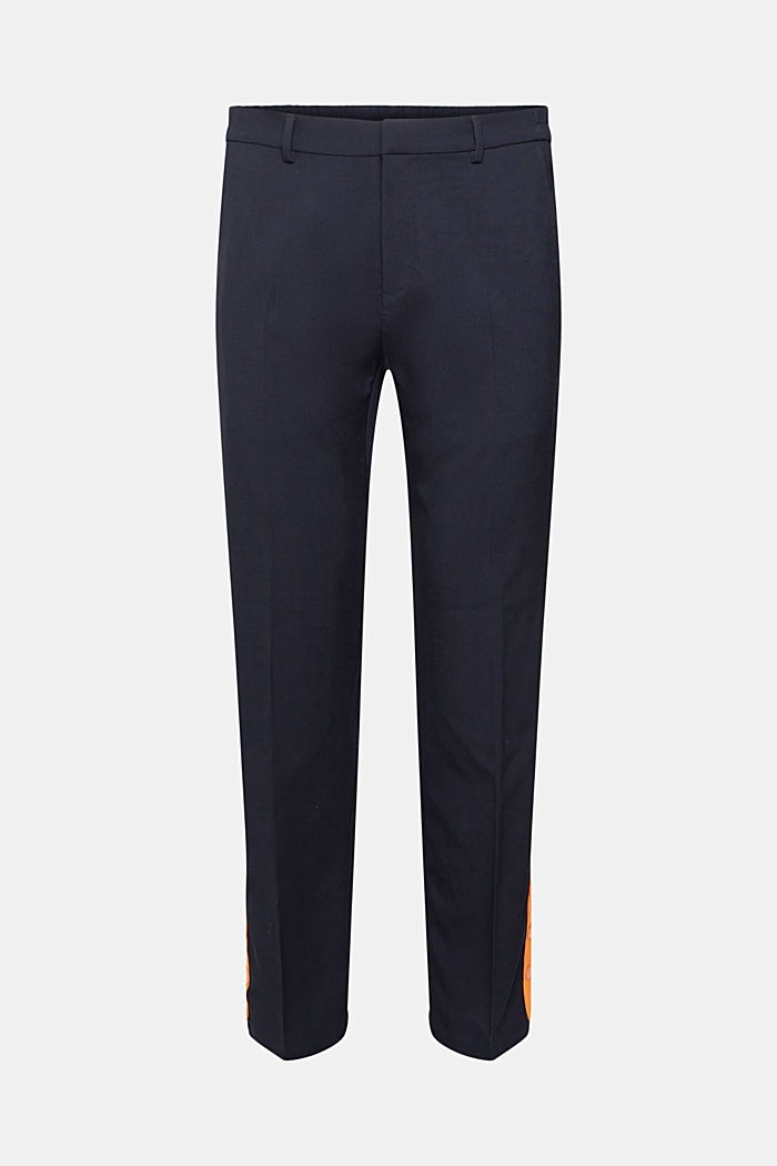 Tailored tracksuit style trousers, NAVY, detail-asia image number 7