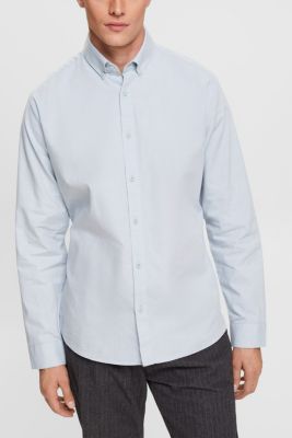 Slim fit button-down shirt