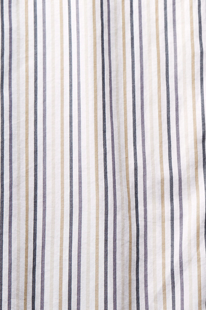 Striped slim fit shirt, SAND, detail-asia image number 4