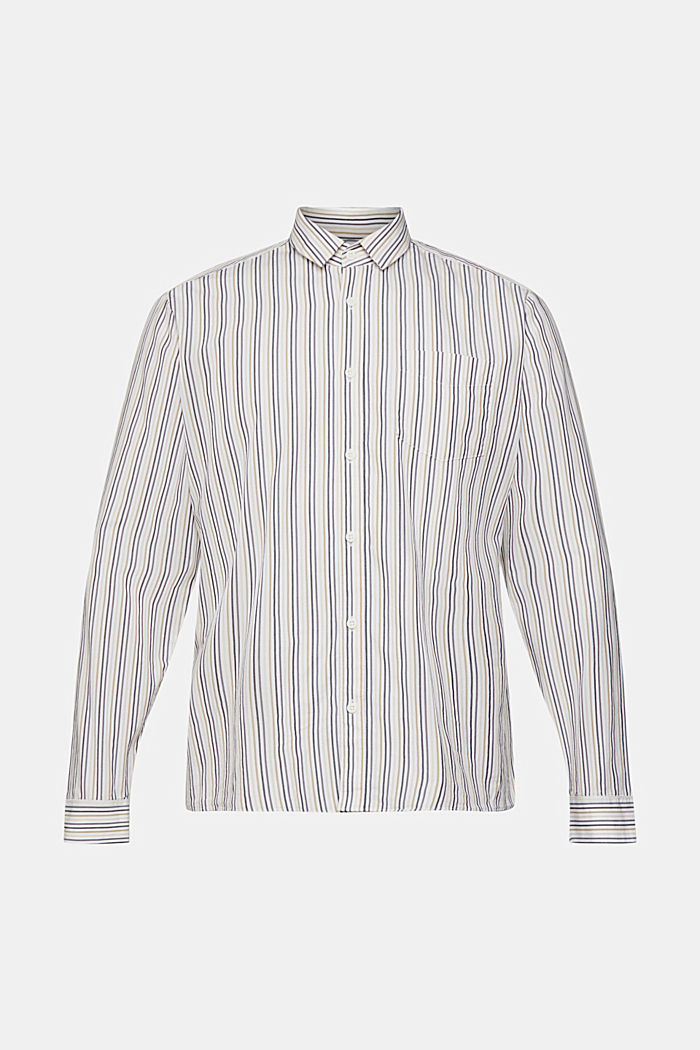 Striped slim fit shirt, SAND, detail-asia image number 5