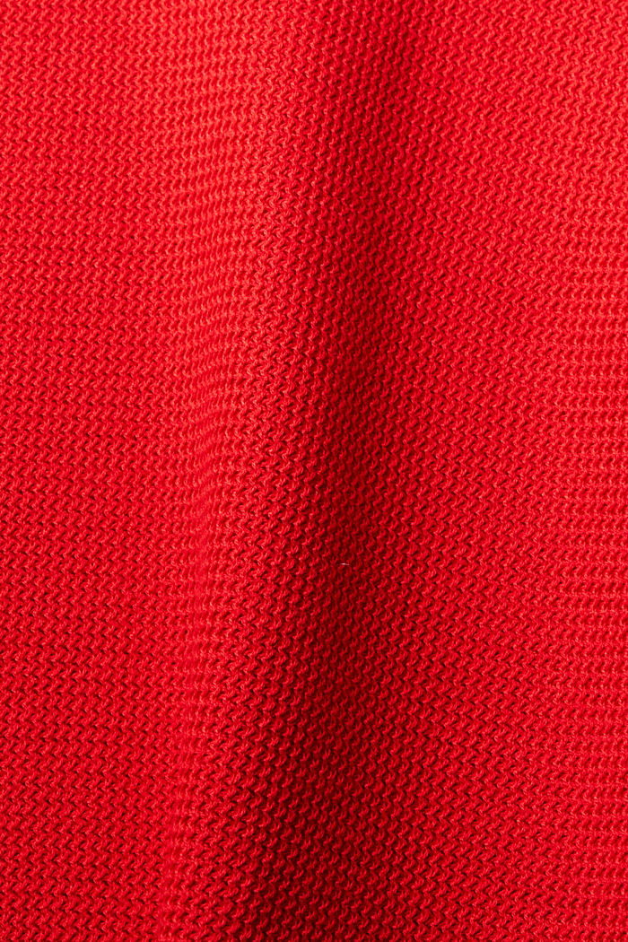 針織高領套頭毛衣, 深紅色, detail-asia image number 4