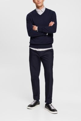 Shop the Latest in Men's Fashion V-neck knit sweater | ESPRIT Hong Kong  Official Online Store