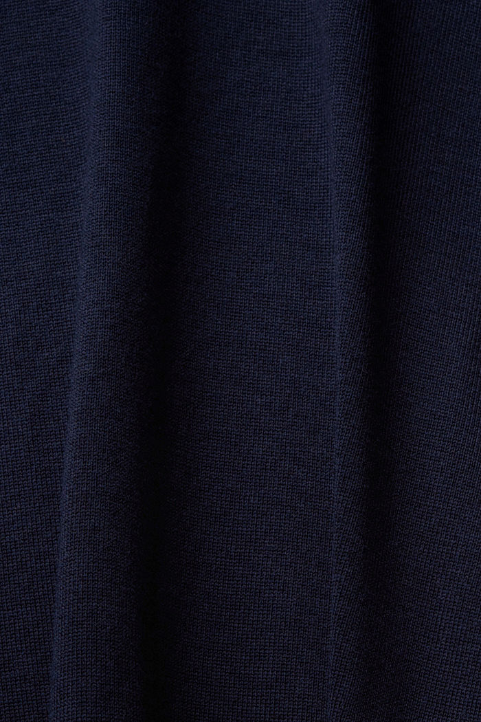 V-neck knit sweater, NAVY, detail-asia image number 5