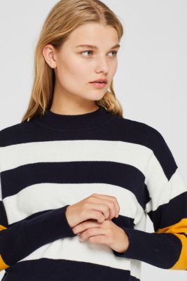 edc - With wool: block stripe jumper at our Online Shop