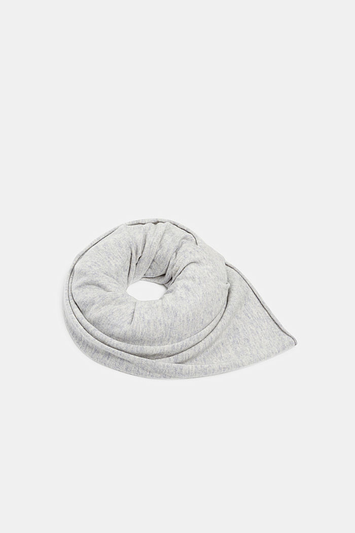 Mélange de laine et de cachemire : le foulard en fine maille, PASTEL GREY, detail image number 0