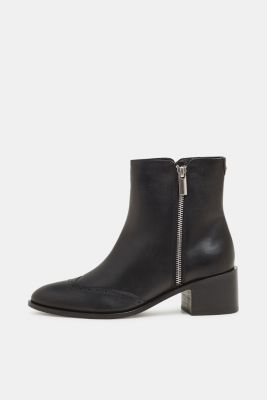 Esprit - Boots mit Budapester Muster, aus Leder im Online ...