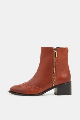 Esprit - Boots mit Budapester Muster, aus Leder im Online ...