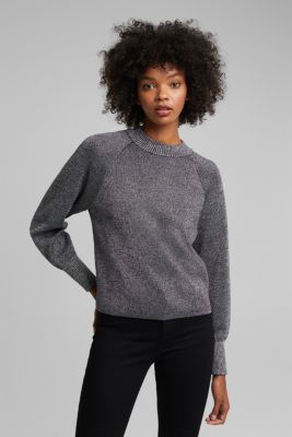 edc - Lurex jumper containing organic cotton at our Online Shop