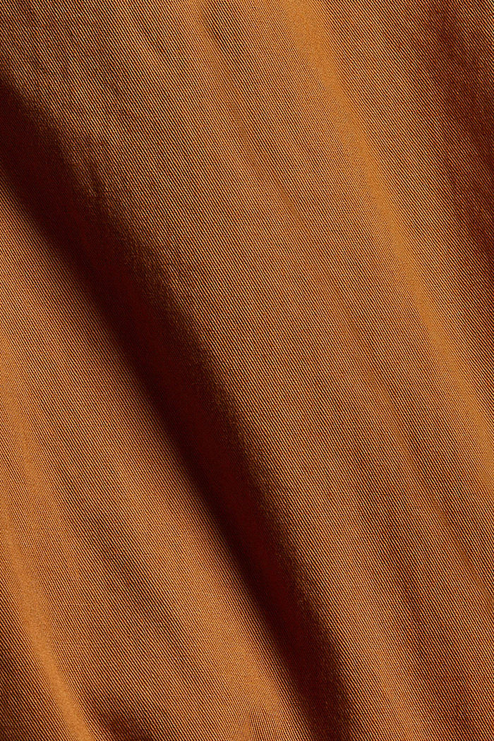 Spodnie z wysokim stanem, bawełna ekologiczna, BARK, detail image number 4