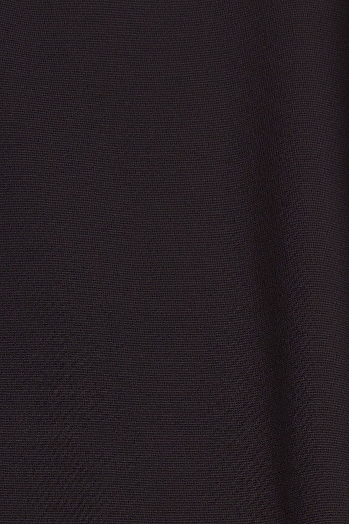 Pantalon bootcut en punto, LENZING™ ECOVERO™, BLACK, detail image number 4