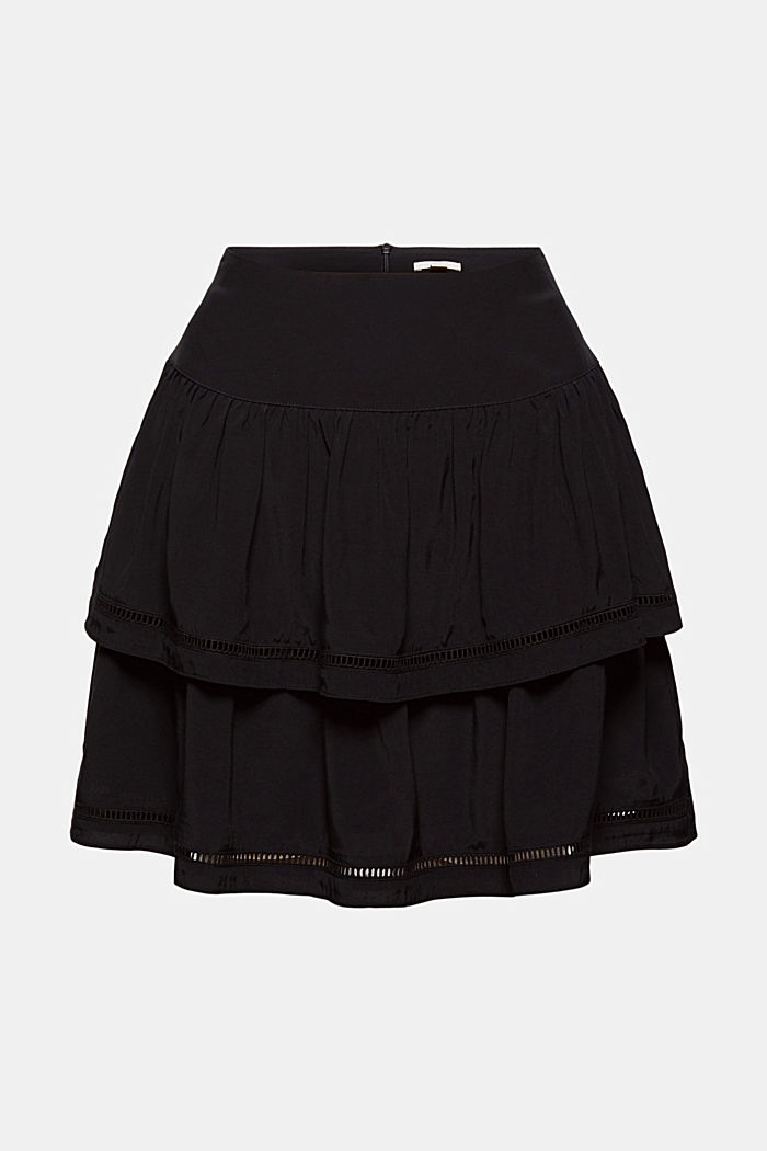 Short flounce skirt, LENZING™ ECOVERO™