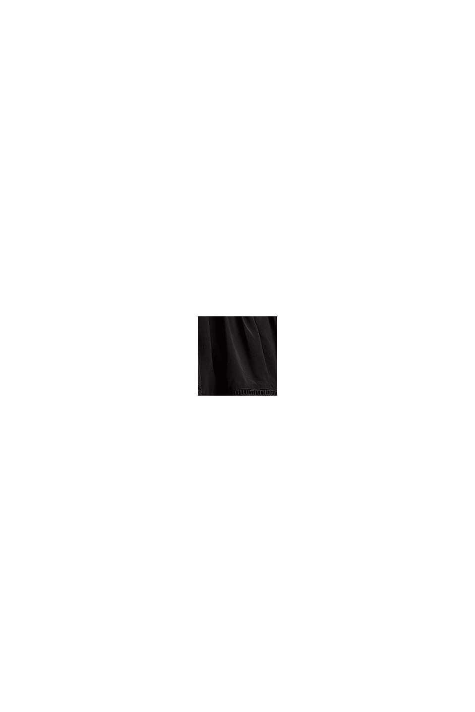 Krótka spódnica z falbanami, LENZING™ ECOVERO™, BLACK, swatch