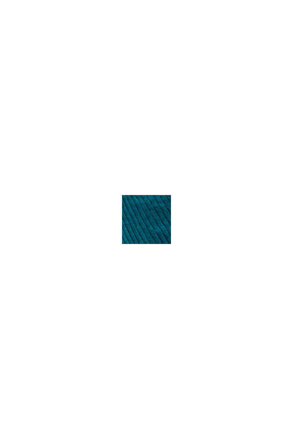 Spódniczka mini z bawełnianego sztruksu, EMERALD GREEN, swatch