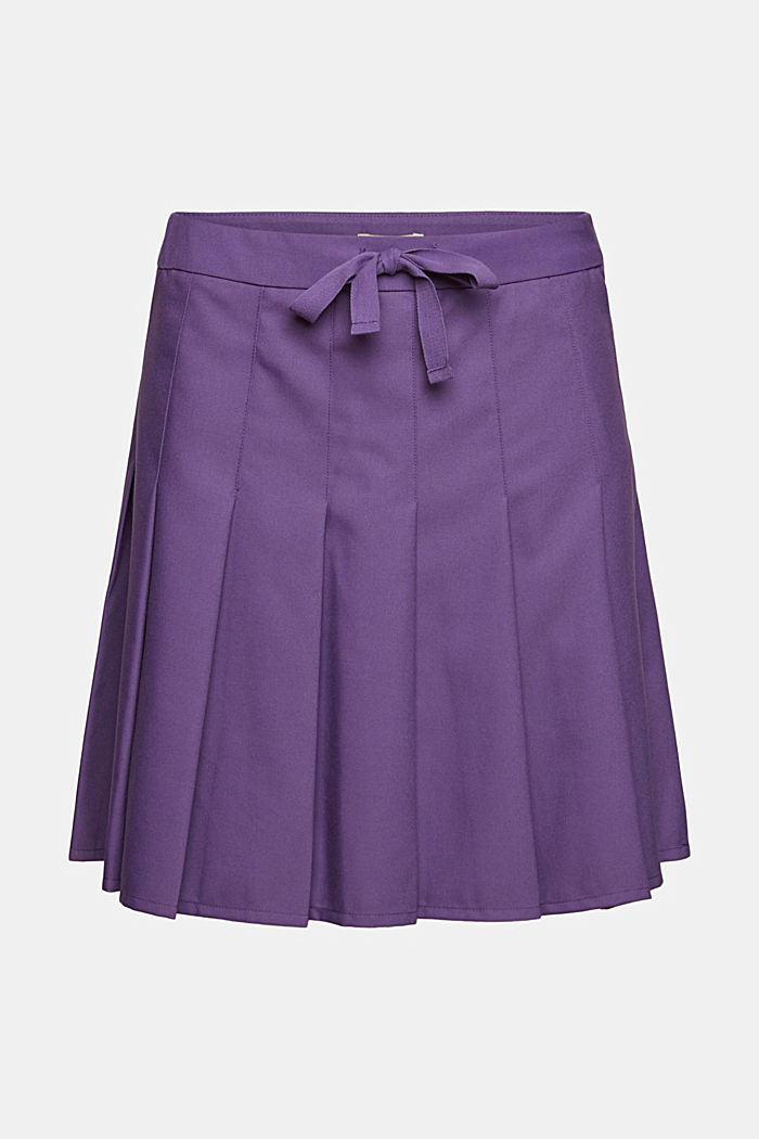 Minifalda con pliegues