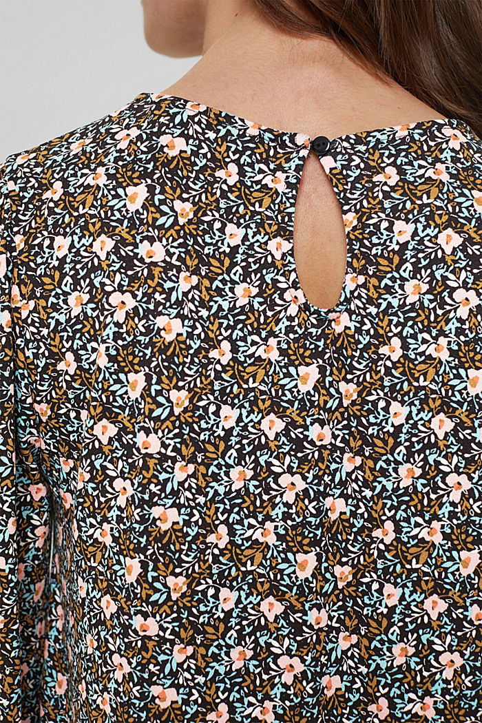 Jerseykleid aus LENZING™ ECOVERO™, BLACK, detail image number 3
