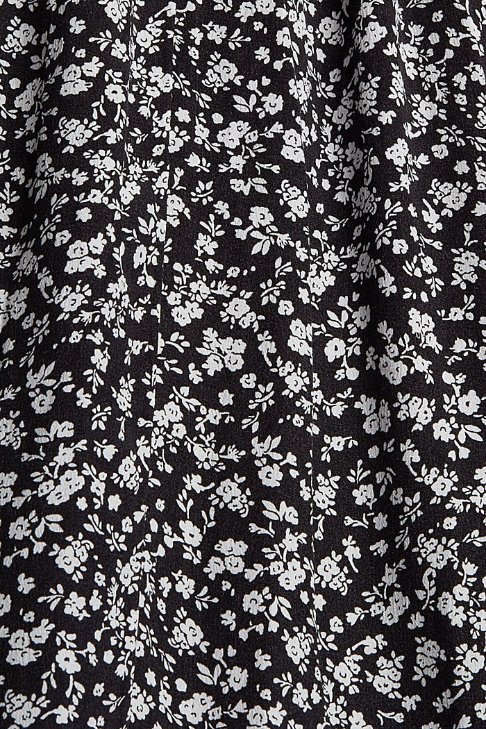 Midi-jurk van LENZING™ ECOVERO™, BLACK, detail image number 4