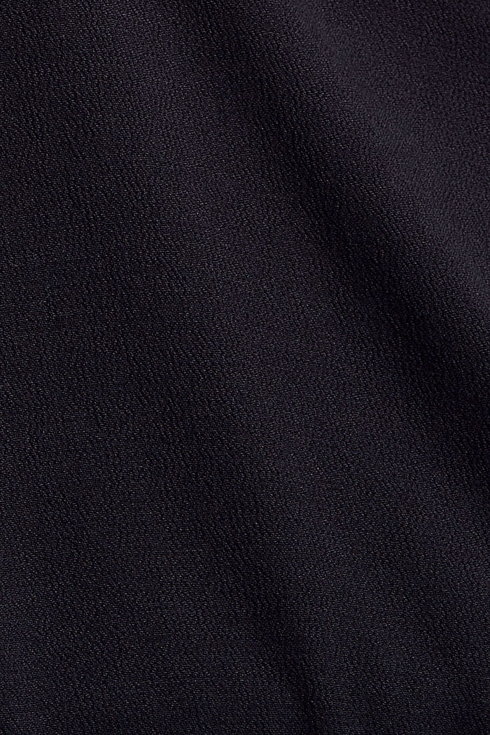 Kreppipusero LENZING™ ECOVERO™ -materiaalia, BLACK, detail image number 4