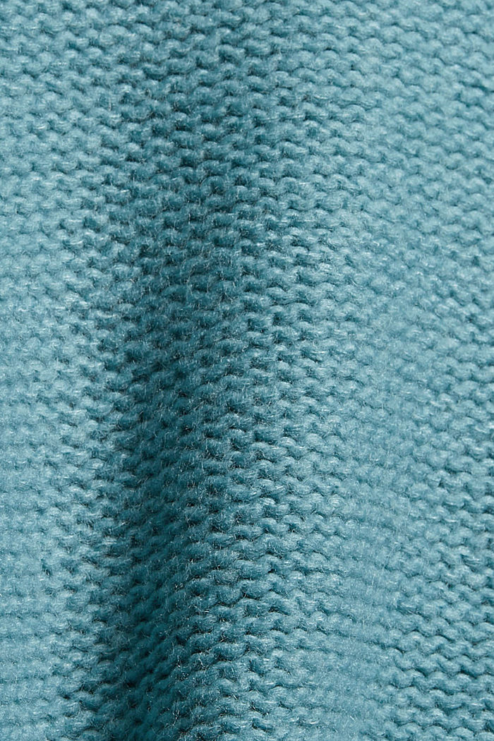 À teneur en laine : le cardigan en maille torsadée, LIGHT AQUA GREEN, detail image number 4