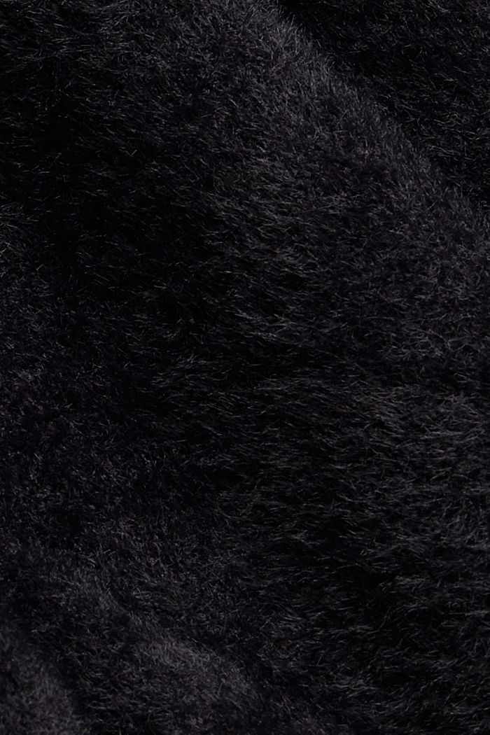 Pullover mit Stehkragen, Bio-Baumwolle, BLACK, detail image number 4
