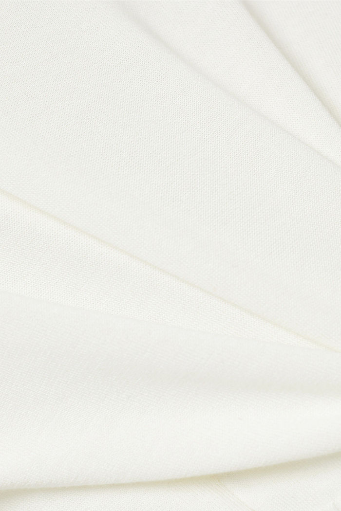 Cropped Rollkragenpullover aus Baumwolle, OFF WHITE, detail image number 4
