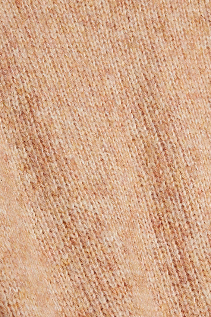 Met wol: trui met ingebreid patroon, BARK, detail image number 4