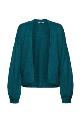 EDC À teneur en laine : cardigan à manches ballon