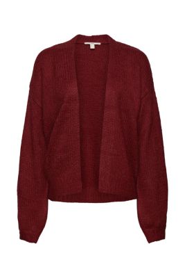 EDC À teneur en laine : cardigan à manches ballon