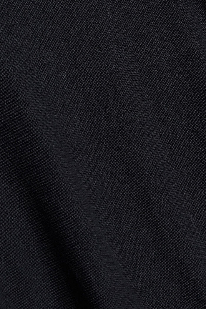 Pull-over finement texturé, 100 % coton, BLACK, detail image number 4