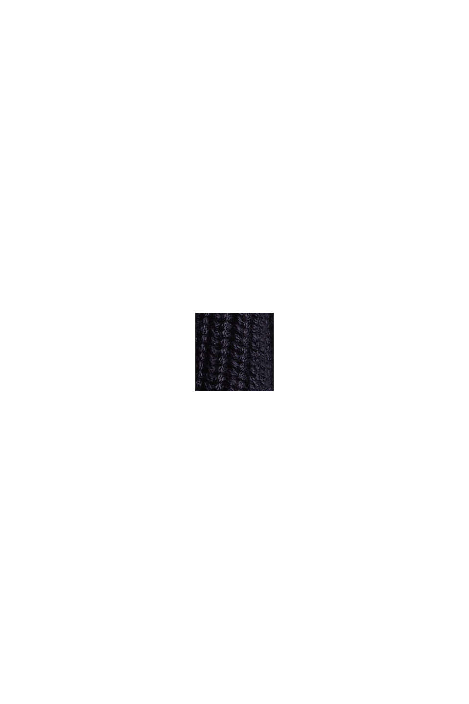 Lange trui van een katoenmix, NAVY, swatch