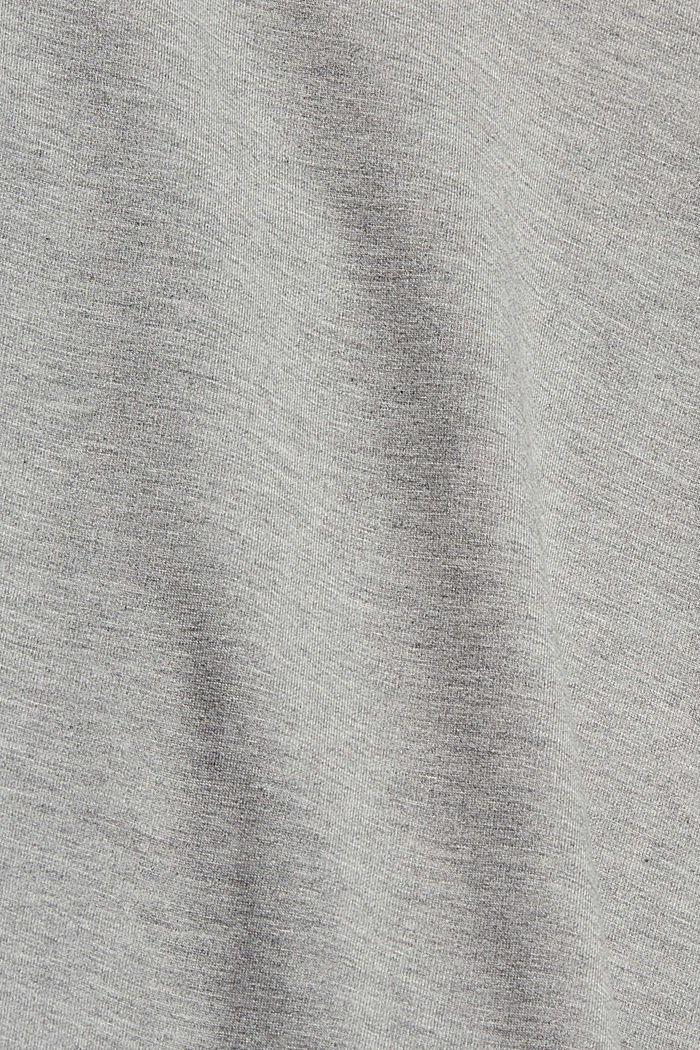 Sweat-shirt au look cardigan, MEDIUM GREY, detail image number 4