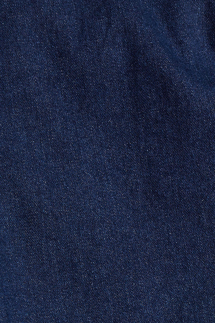 Stretchjeans van katoen, BLUE RINSE, detail image number 4