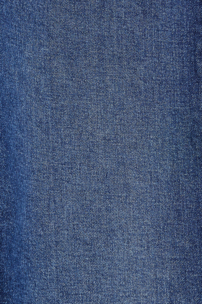 Stretchjeans van katoen, BLUE MEDIUM WASHED, detail image number 4