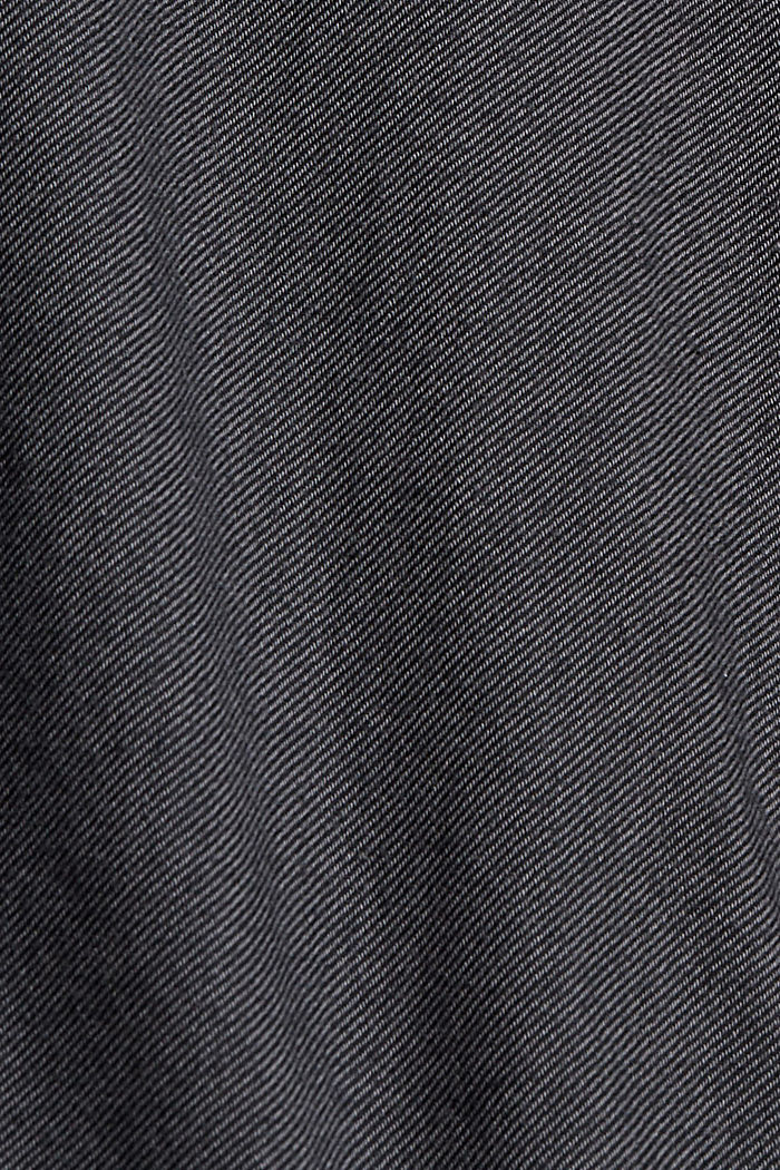 Flanellhemd aus Baumwolltwill, ANTHRACITE, detail image number 4