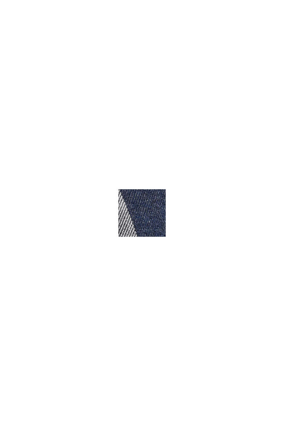 Flanelowa koszula w kratkę z bawełny, DARK BLUE, swatch