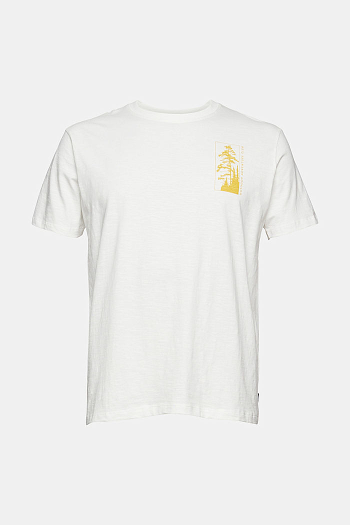 Jerseyowy T-shirt w 100% z bawełny organicznej, OFF WHITE, detail image number 5