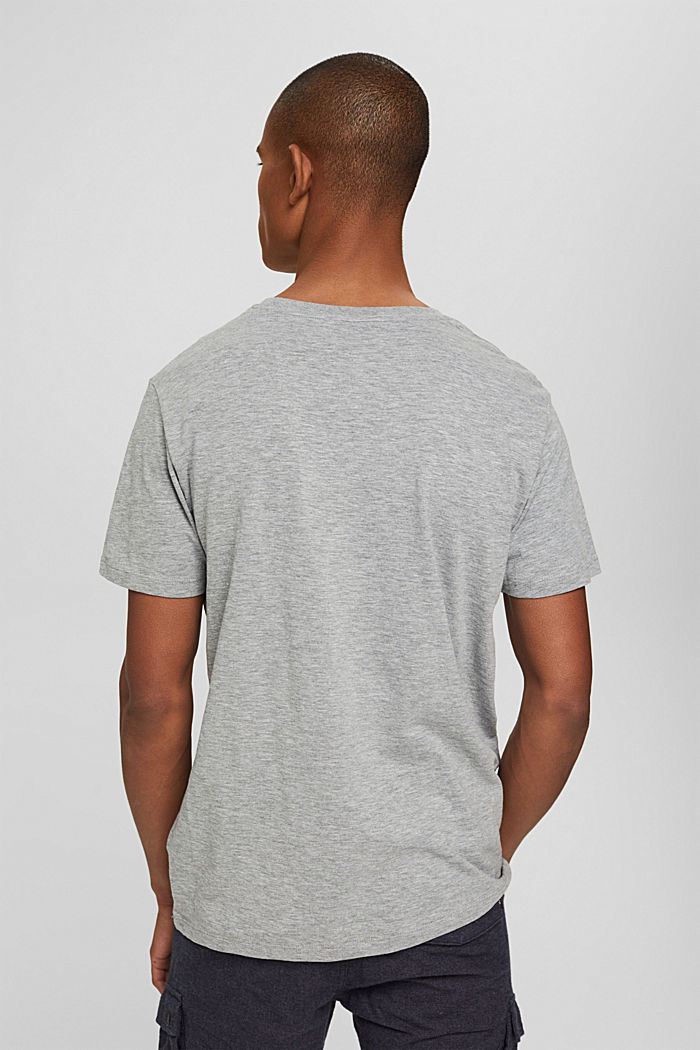 T-shirt en jersey à imprimé, coton biologique mélangé, MEDIUM GREY, detail image number 3