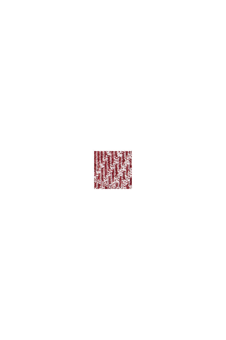 Geweven sjaal met LENZING™ ECOVERO™, DARK RED, swatch