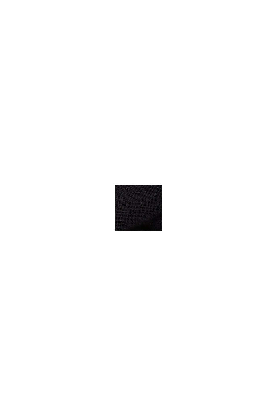 En lana/seda: Pañuelo con lentejuelas, BLACK, swatch