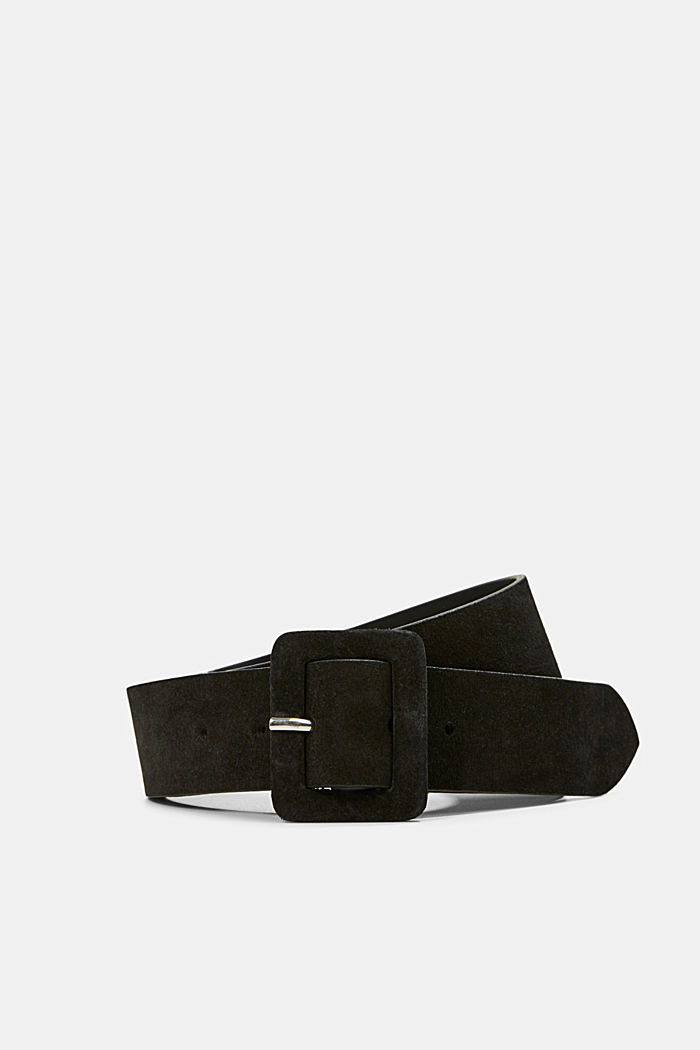 Belts leather, BLACK, overview