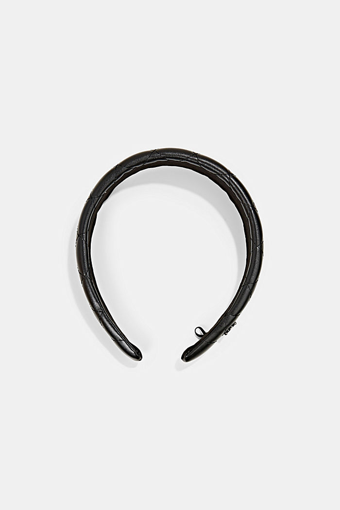 Faux leather hairband