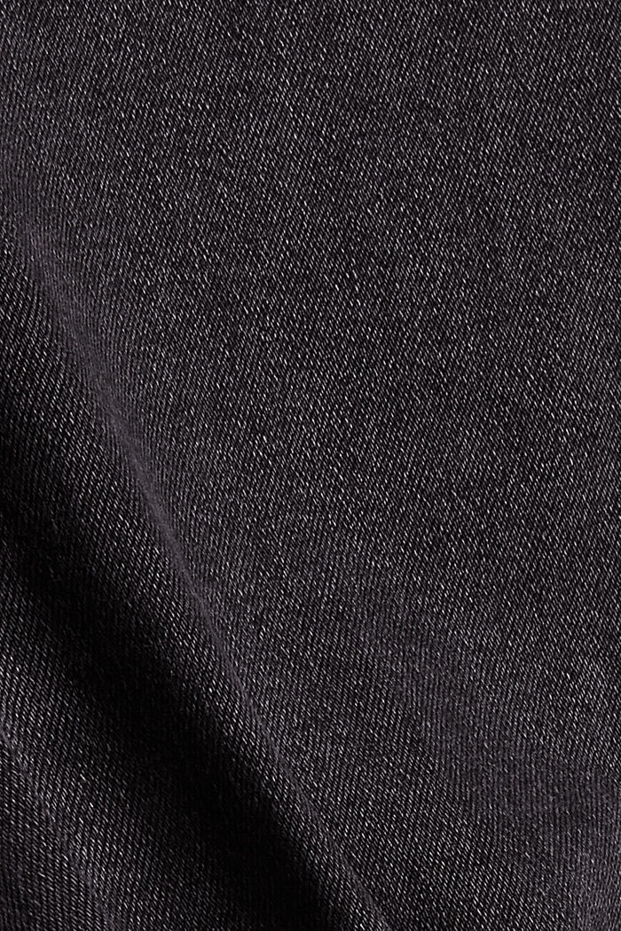 Elastyczne dżinsy z mieszanki z bawełną ekologiczną, BLACK DARK WASHED, detail image number 4