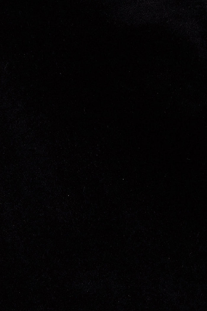Fluwelen broek met uitlopende pijpen, katoenmix, BLACK, detail image number 4