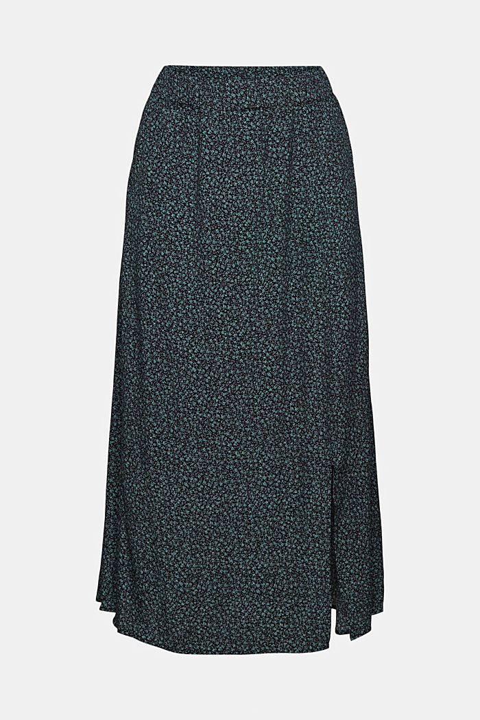 Midi skirt with a print and LENZING™ ECOVERO™